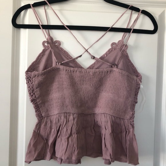 Aero Crochet Baby Doll Tank NWT - Picture 2 of 4